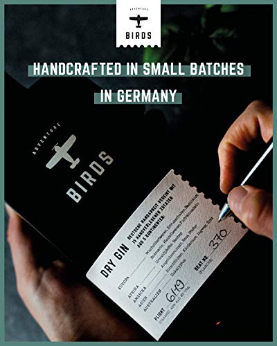 BIRDS Dry Gin - Frischer Deutscher Handmade Gin mit Basilikum, Zitrus und Ingwer