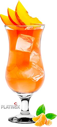 Platinux Cocktailgläser 400ml aus Glas Set 6-Teilig, Longdrinkgläser Partygläser