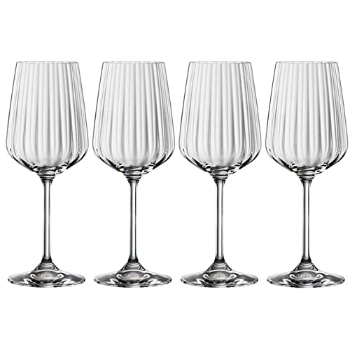 Spiegelau & Nachtmann, Weißweinglas-Set, Kristallglas, 440ml, 4 Stück
