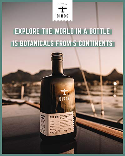 BIRDS Dry Gin - Frischer Deutscher Handmade Gin mit Basilikum, Zitrus und Ingwer