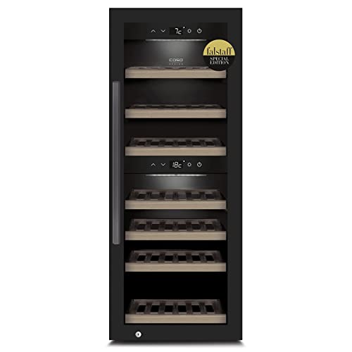 CASO WineExclusive 38 Smart - Design Weinkühlschrank für bis zu 38 Flaschen