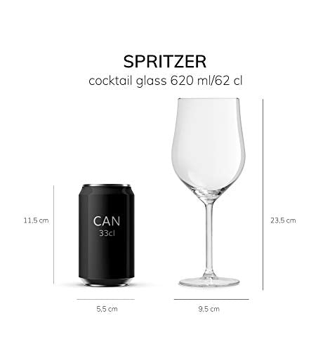 Libbey Cocktailglas Joya Spritzer mit 620ml, 6 Stück, Spülmaschinenfest