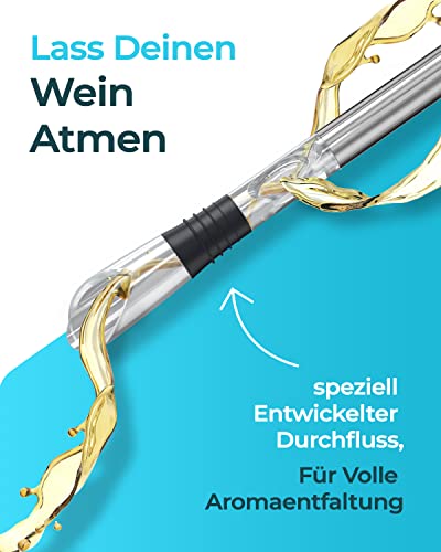 Brendo® 4-in-1 Premium Weinkühlstab, Weinkühler Stab inkl. 2 Stäben