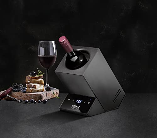 CASO WineCase One Black - Design Weinkühler für eine Flasche