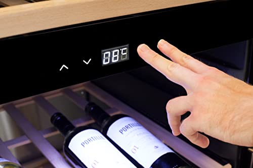 CASO WineExclusive 38 Smart - Design Weinkühlschrank für bis zu 38 Flaschen