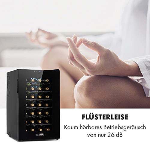 Klarstein Barolo 28 Uno Weinkühlschrank, 70 Liter und 28 Flaschen