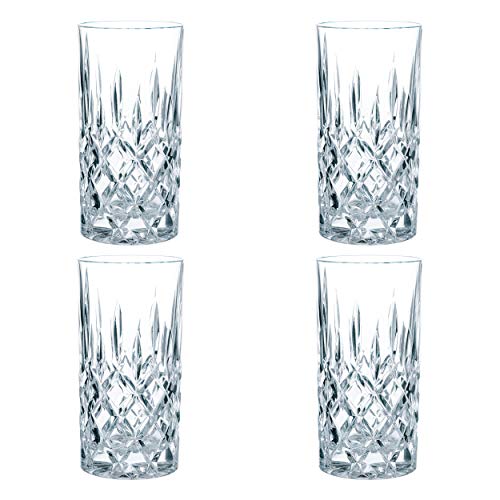 Nachtmann Noblesse Longdrinkglas Set, 8er Set, Wasserglas, Kristallglas