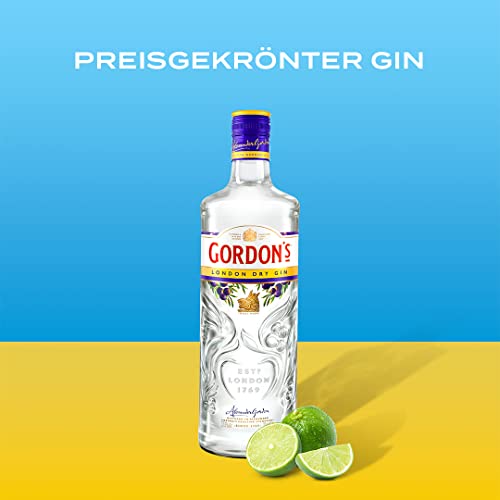 Gordon's London Dry Gin, Destillierter Bestseller mit Zitrusfrische