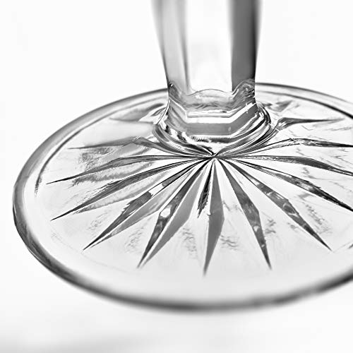 Libbey Weinglas Atik, 290ml, 6 Stück, Vintage Stern Design, Hohe Qualität