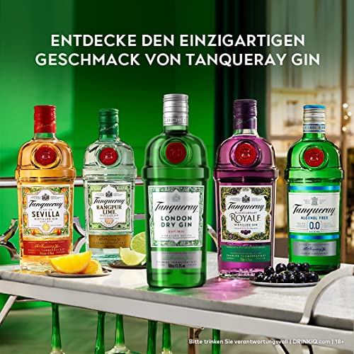 Tanqueray 0,0%, erfrischend-alkoholfreie Destillat Alternative