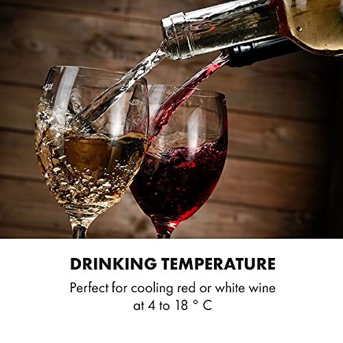 Klarstein Weinkühlschrank, Getränkekühlschrank Schmal, Kühlschrank mit Glastür, Getränkekühlschränke Freistehend