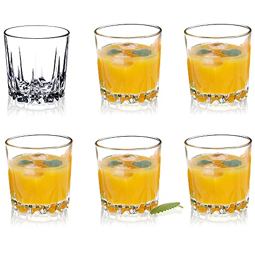 KADAX Trinkgläser aus hochwertigem Glas, 6er Set, Wassergläser, dickwandige Saftgläser
