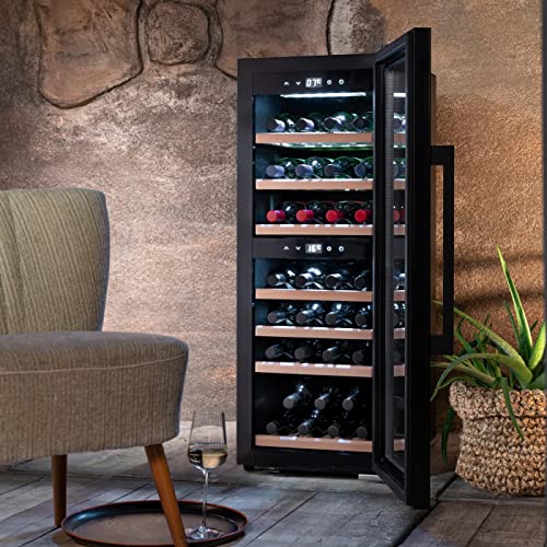CASO WineExclusive 38 Smart - Design Weinkühlschrank für bis zu 38 Flaschen