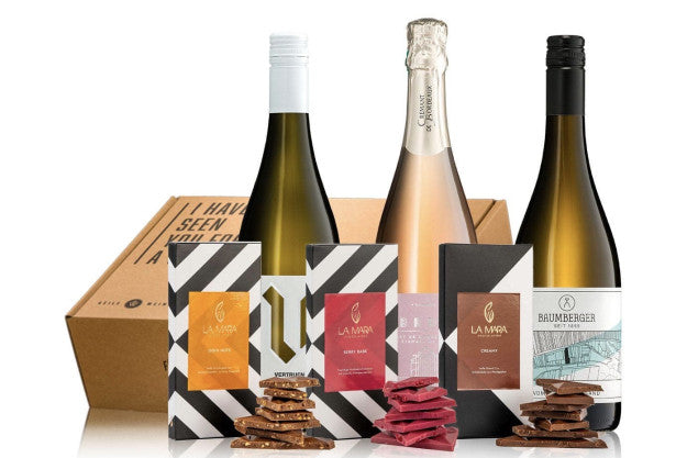 Wein Tasting virtuell, Geile Weine, Wein- & Schokolade@Home, online